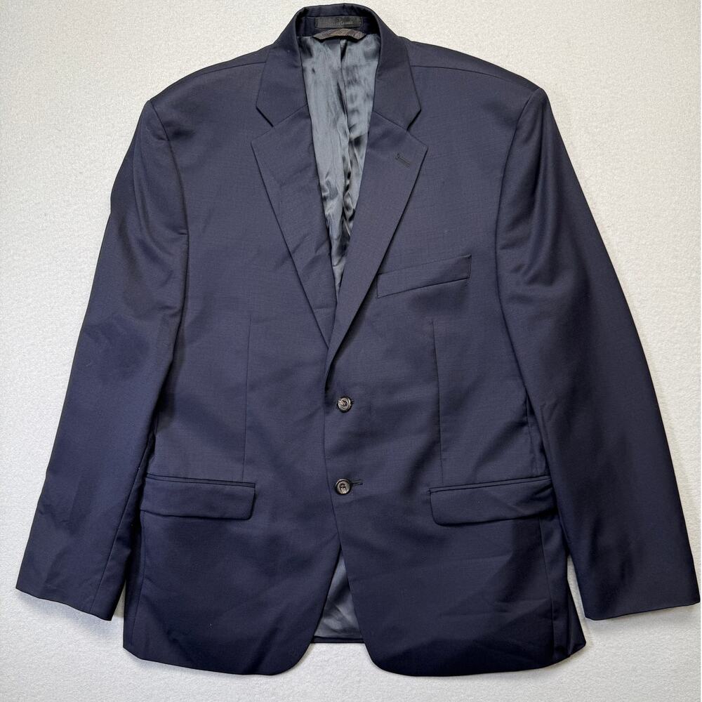 Ralph Lauren Men's Modern-Fit Stretch Wool Suit Jacket  42S blue  $450